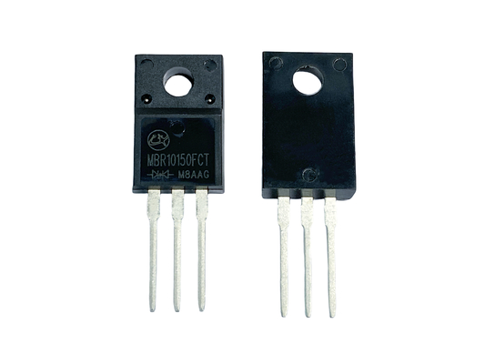 10A 150V MBR10150FCT erschwingliche Schottky-Schrankschichtdioden für Hochfrequenzschaltungen und DC / DC-Wandler an Bord