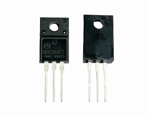 20A600V Hochfrequenzschalter Schottky-Schrankiodioden für Stromversorgungen MBR2060FCT