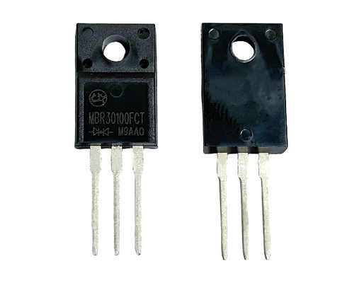 30A 100V Schottky-Barrieredioden Schnelle Schaltgeschwindigkeit und geringe Rückkehrwiederherstellungszeit MBR30100FCT
