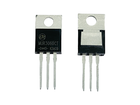 30A600V MUR3060CT TO-220AB 25ns Ultraschnelle Rückgewinnungsgerechte für Hochfrequenzkreise