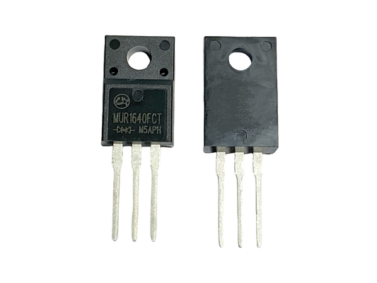 16A400V TO-220F Schnellwiederherstellungsdioden 15-35ns für Leistungsgerechter MUR1640FCT
