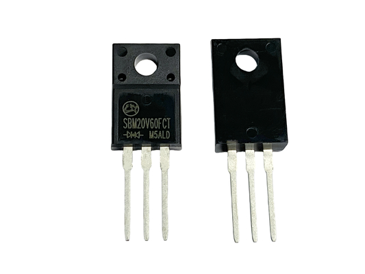 20V600A Hochstrom Niedrigfrequenz Schottky Dioden für LED-Beleuchtung SBM20V60FCT TO-220F